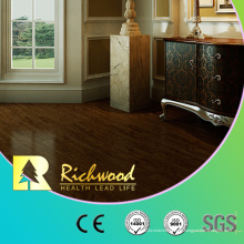 Piso laminado de alto brillo de 12,3 mm E0 HDF Oak Teak Parquet